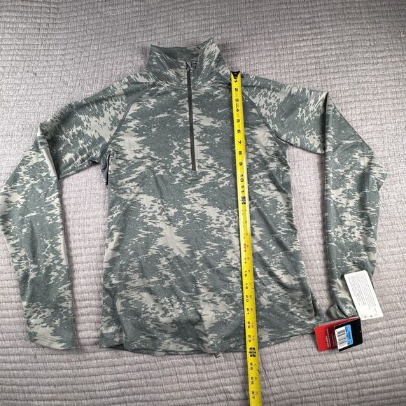 NWT Nike Dri-Fit Running Jacket Womens M Camo Element Therma Sphere Pullover - Picture 2 of 10